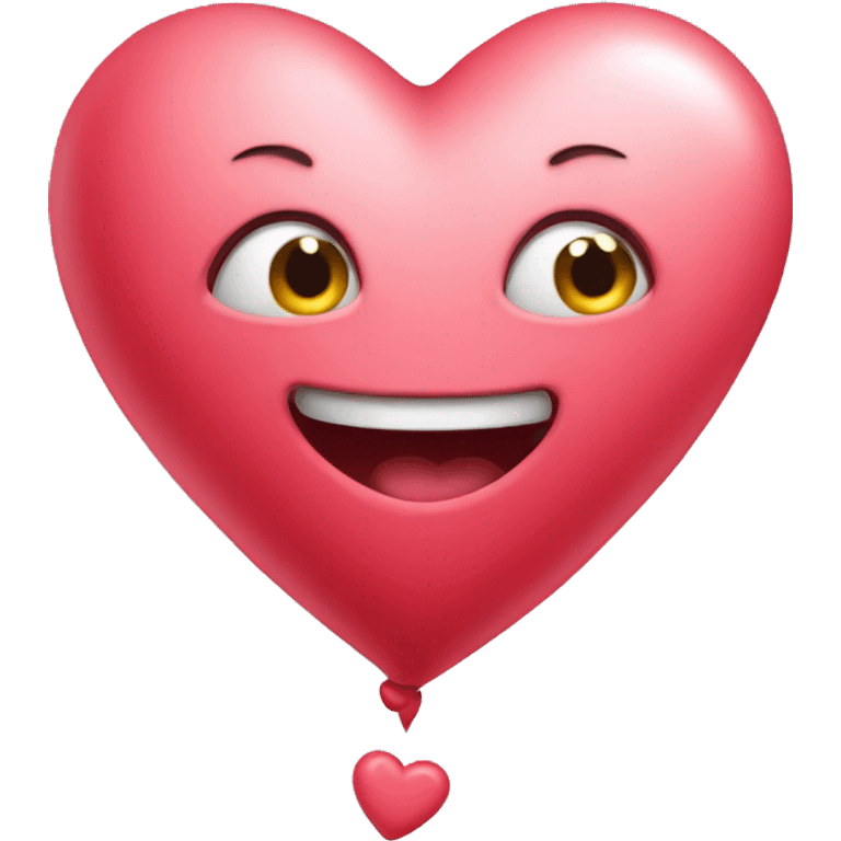 Love heart celebrating emoji