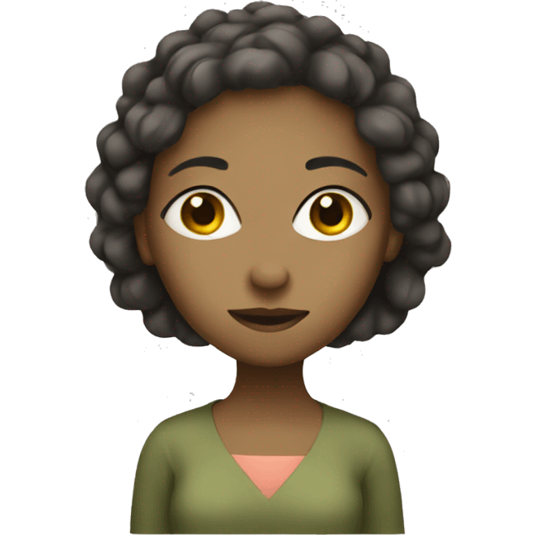 Female olive emoji