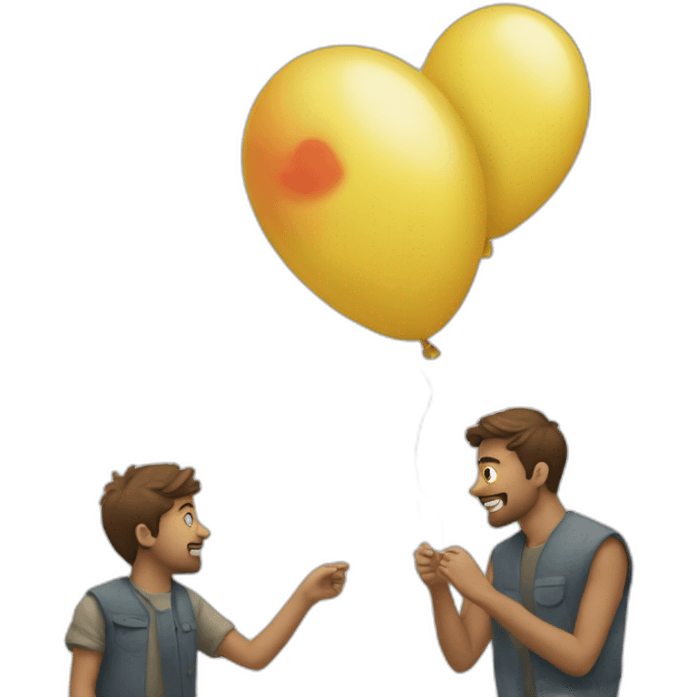 two baloons emoji