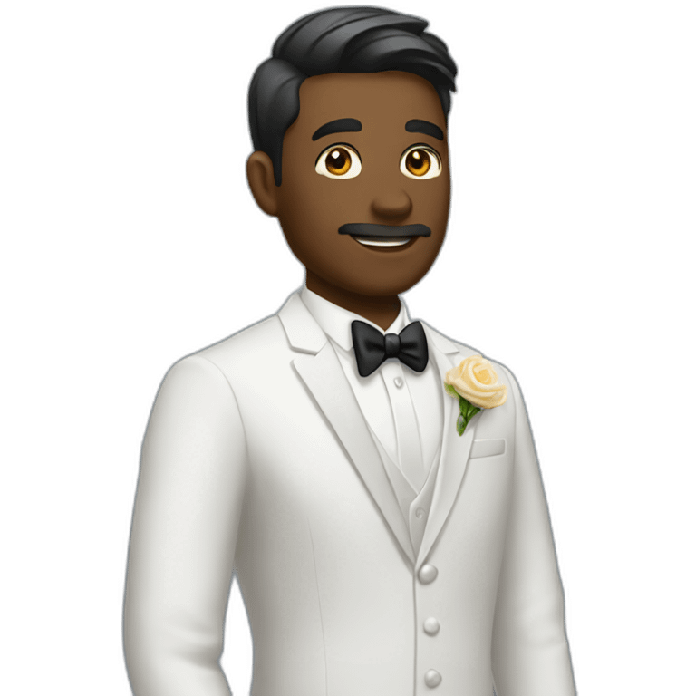 Groom waiting the bride emoji