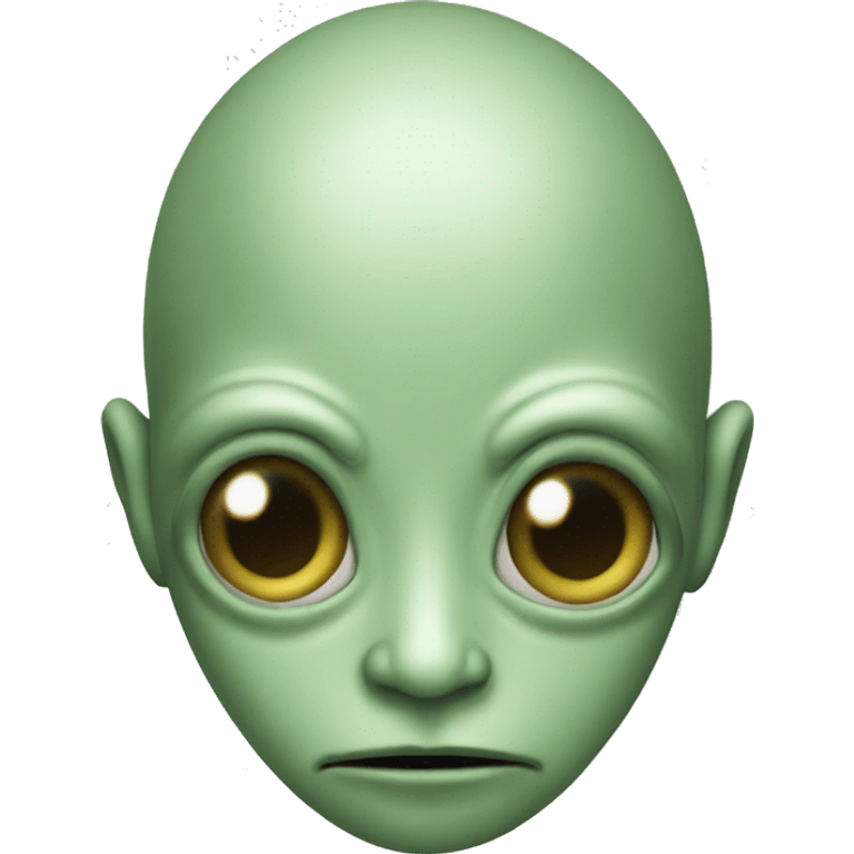 High alien emoji