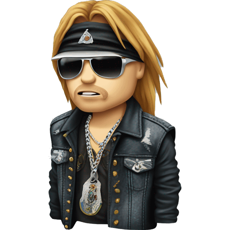 Axl rose from Guns n roses emoji