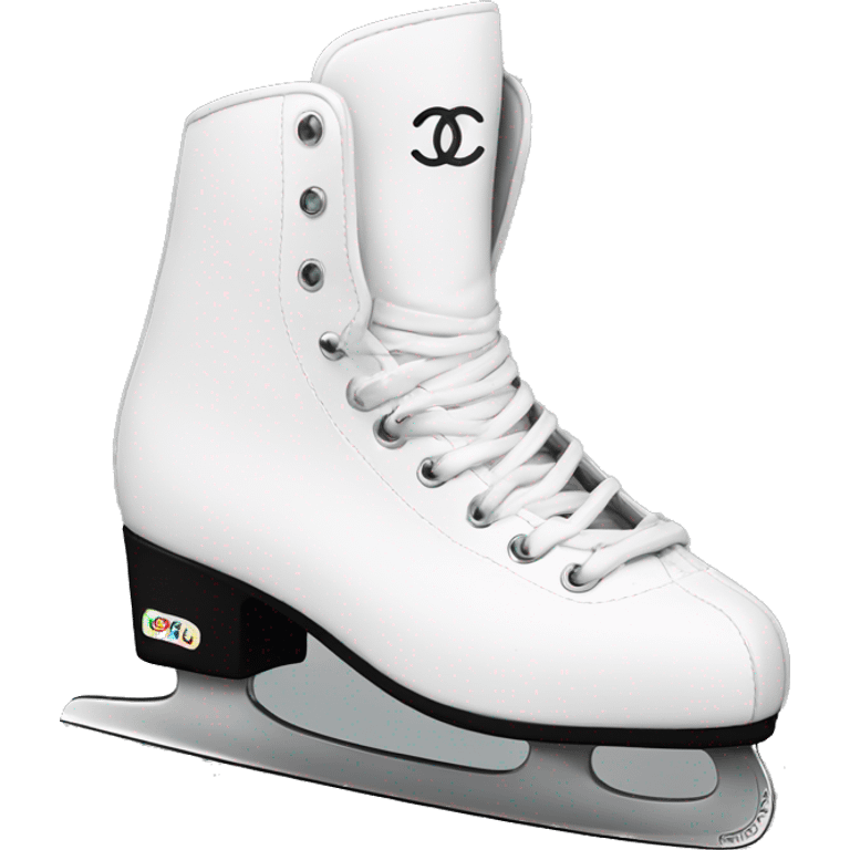 Chanel logo Figure skates emoji