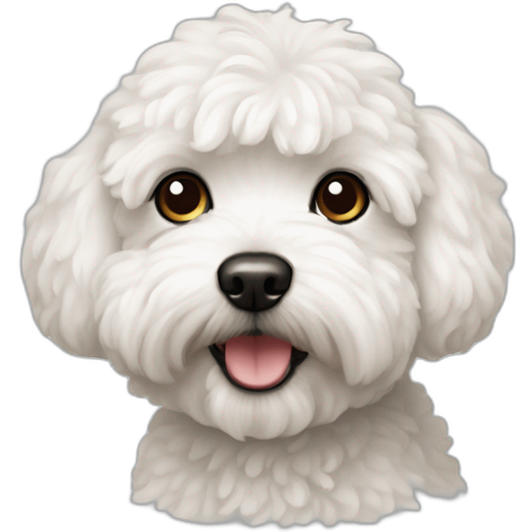 White maltipoo emoji