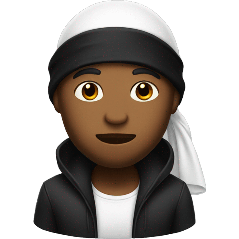 Bear and black durag emoji