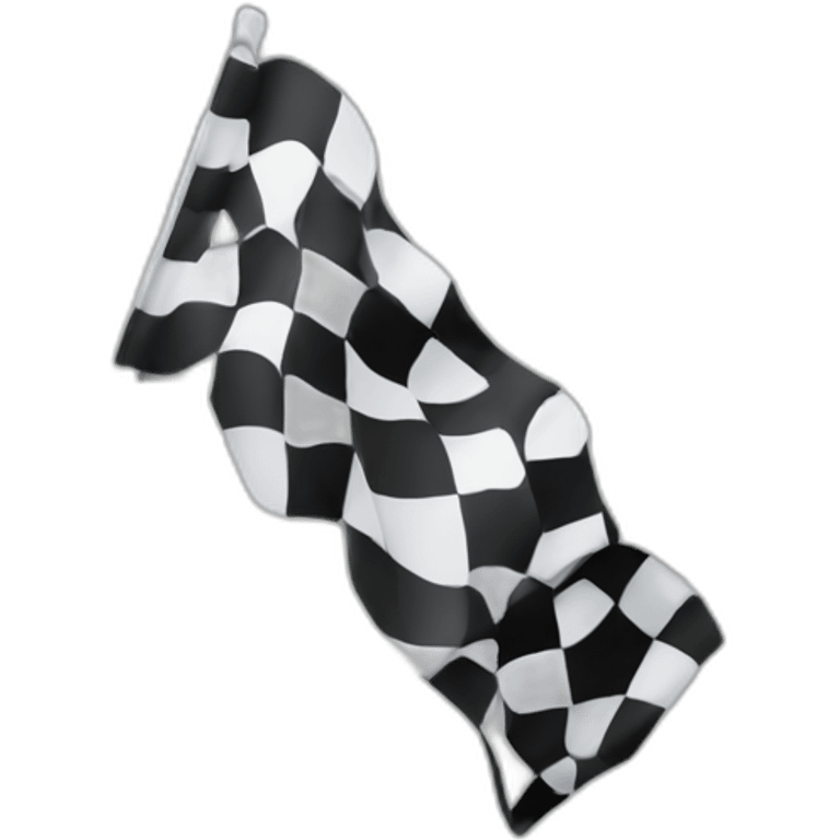 racing finish flag line emoji