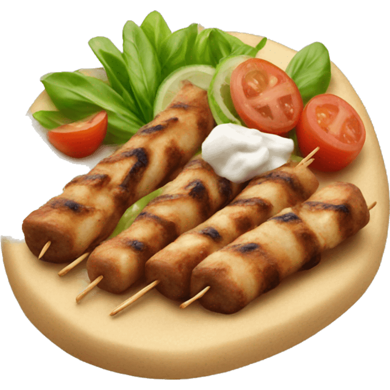 greek souvlaki emoji