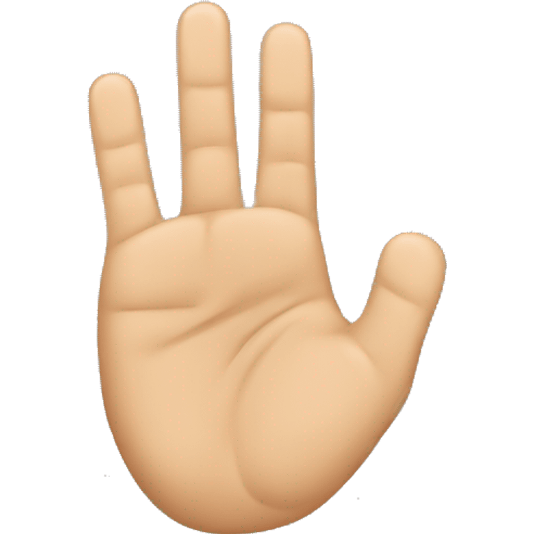 Fingers in the L shape emoji