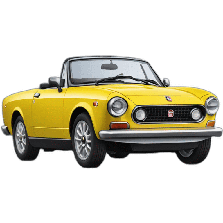 fiat 124 spyder 2020 Rallye vista frontal emoji