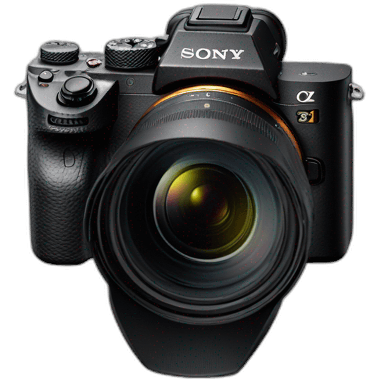 Sony a7iii camera with Tamron 17-28mm lens emoji