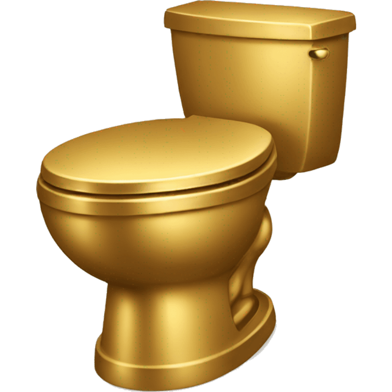 Golden toilet emoji