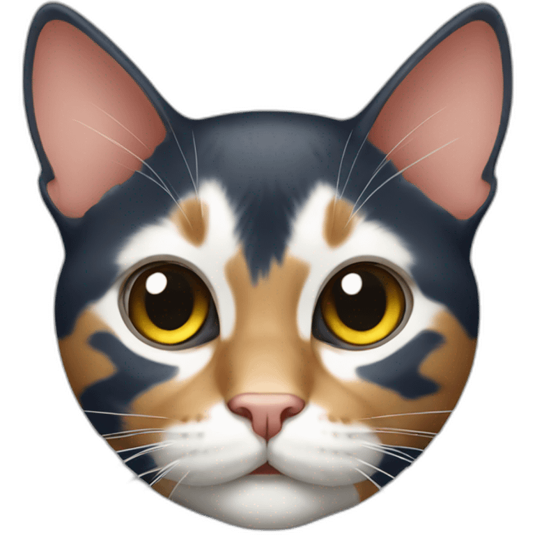 tricolor cat emoji