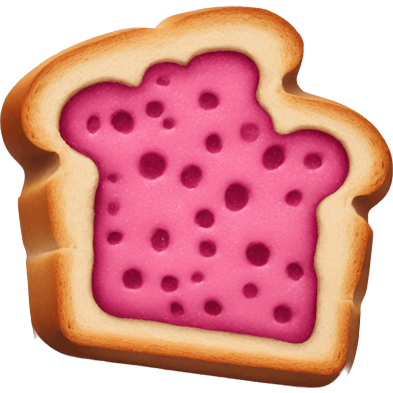 pink jam bread emoji