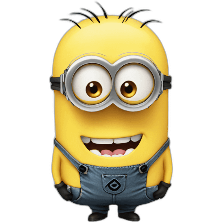 Minion smirking emoji