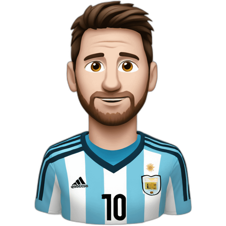 messi argentina emoji