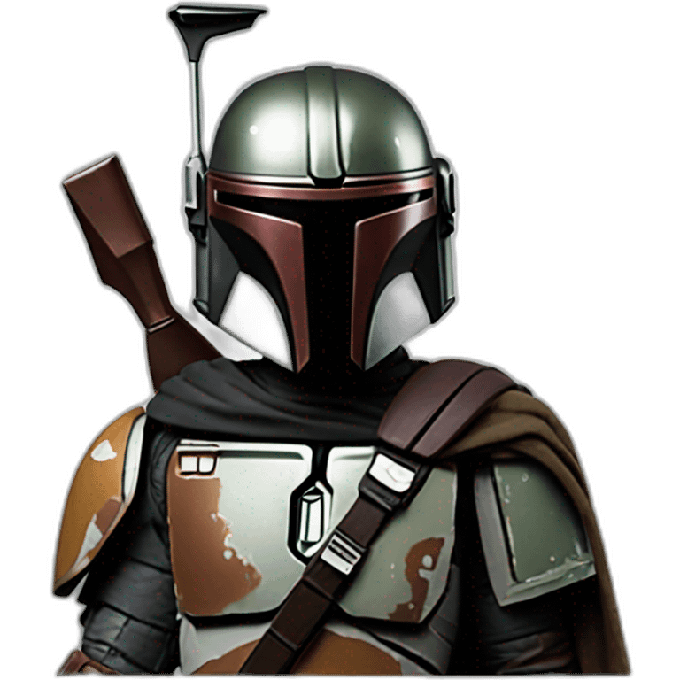 Mandalorian Who says "no" emoji