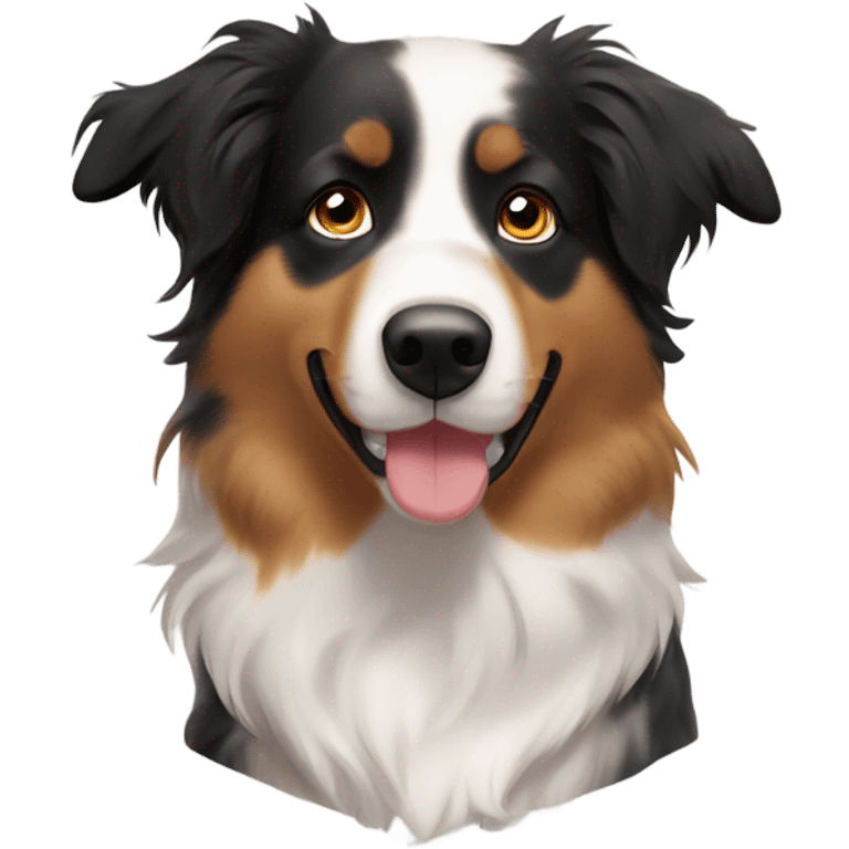 australian shepherd floppy ears emoji