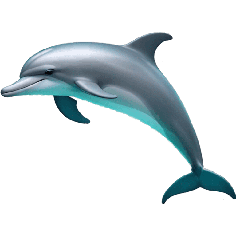 dolphin performing some tricks emoji