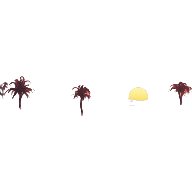 extremely aesthetic sunset emoji