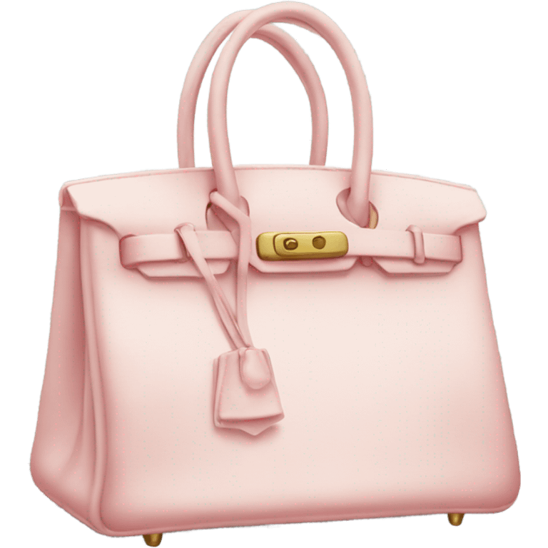 Light pink birkin bag  emoji