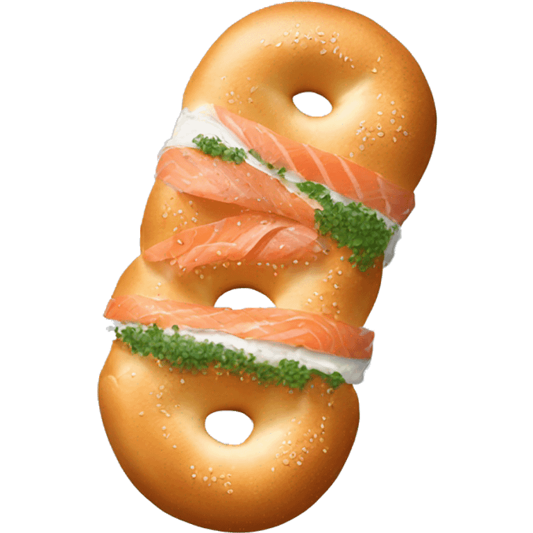 bagel with lox emoji