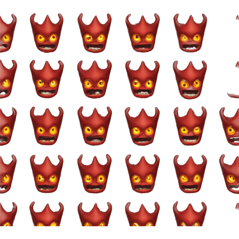 demon red crown emoji