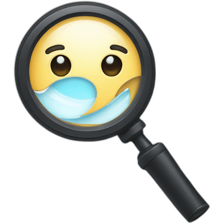 magnifying glass emoji