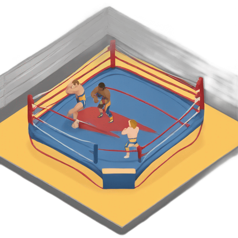 Wrestling ring emoji