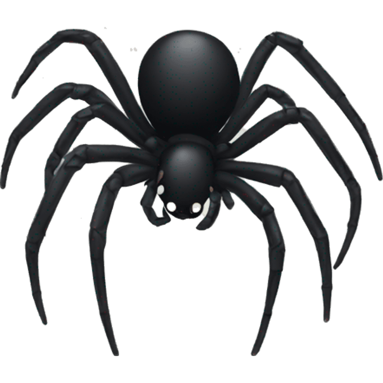 black spider  emoji