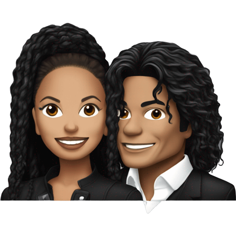 Janet Jackson and Michael Jackson  emoji