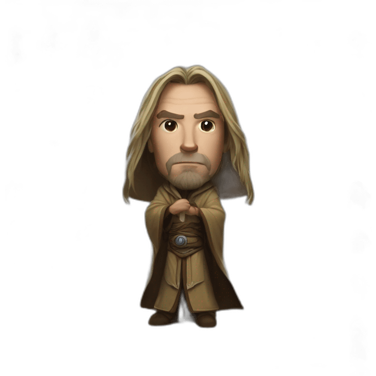 hyperrealist jedi in world of warcraft emoji