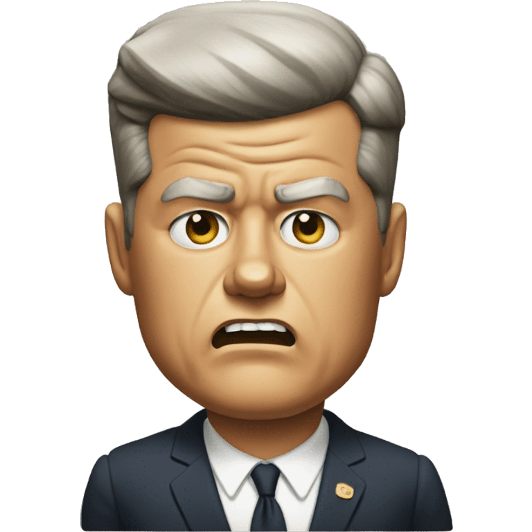 John F. Kennedy angry emoji