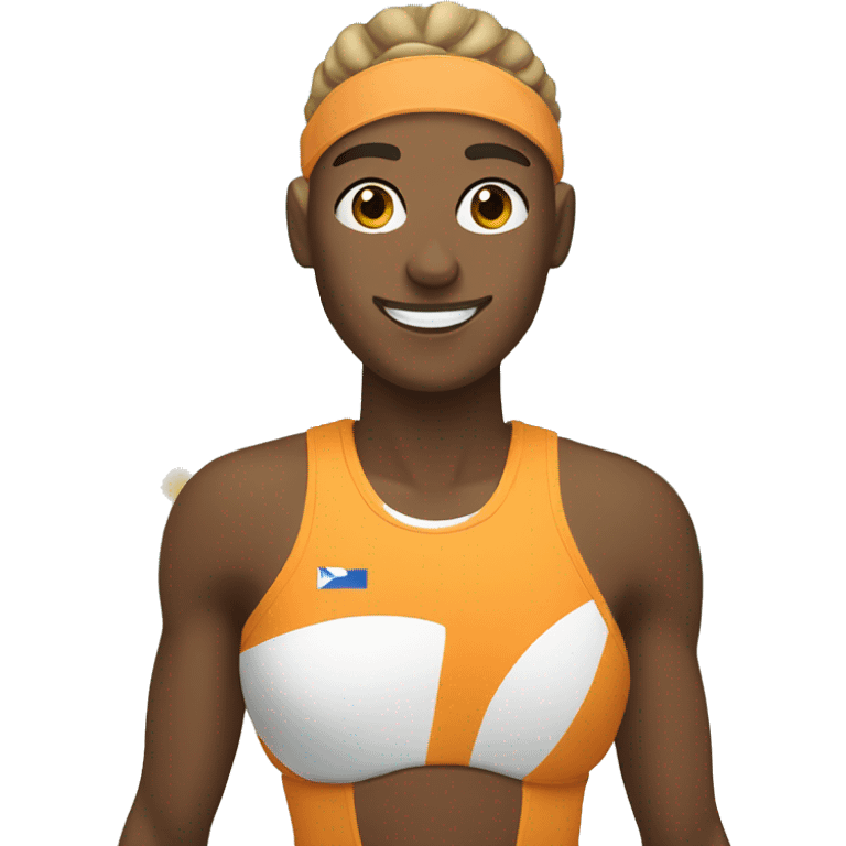 Beach volleyball player emoji