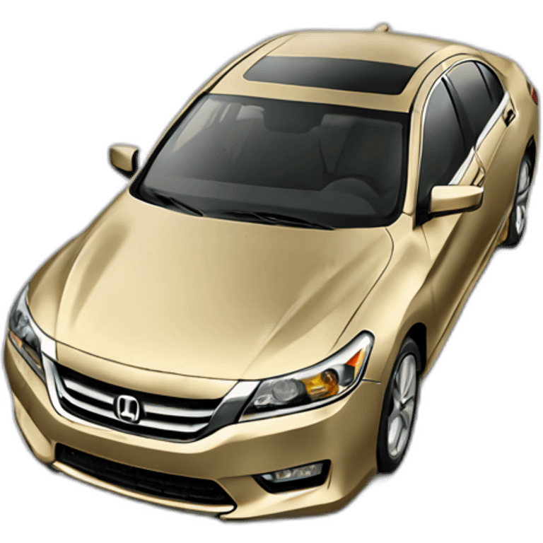 Golden honda accord 2013 emoji