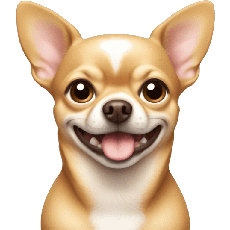 Fat light brown chihuahua emoji