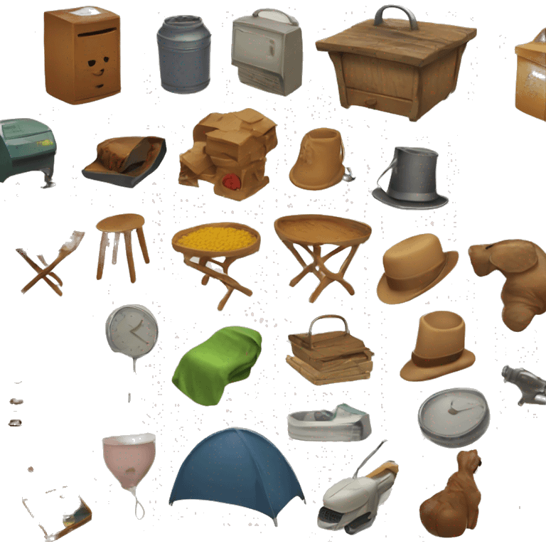 Flea market emoji