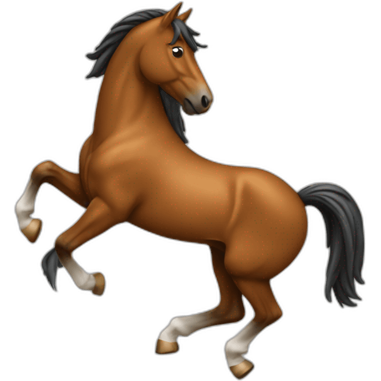 Cheval qui saute emoji