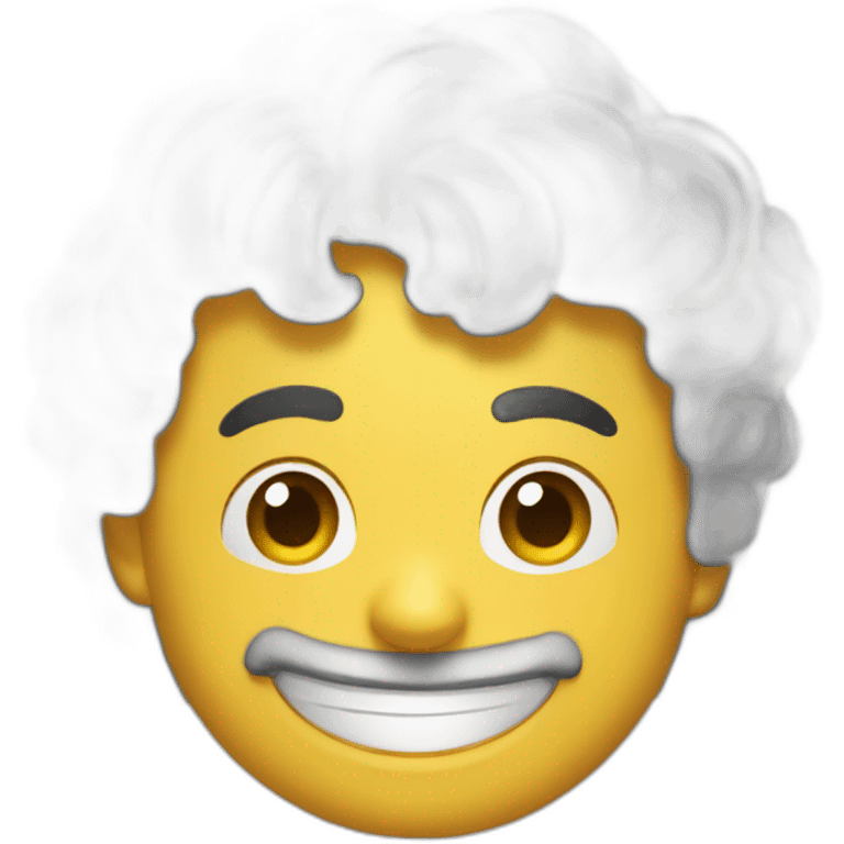 Franco saludando sonriente emoji