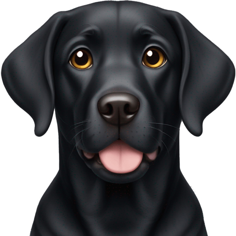 Black Labrador  emoji