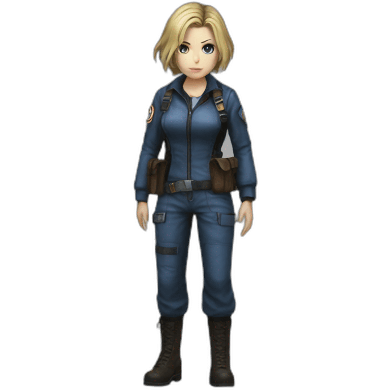 alice resident evil full-body emoji