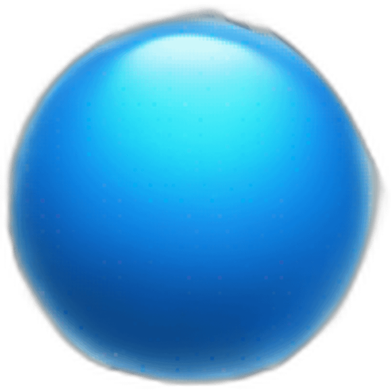 blue atom emoji