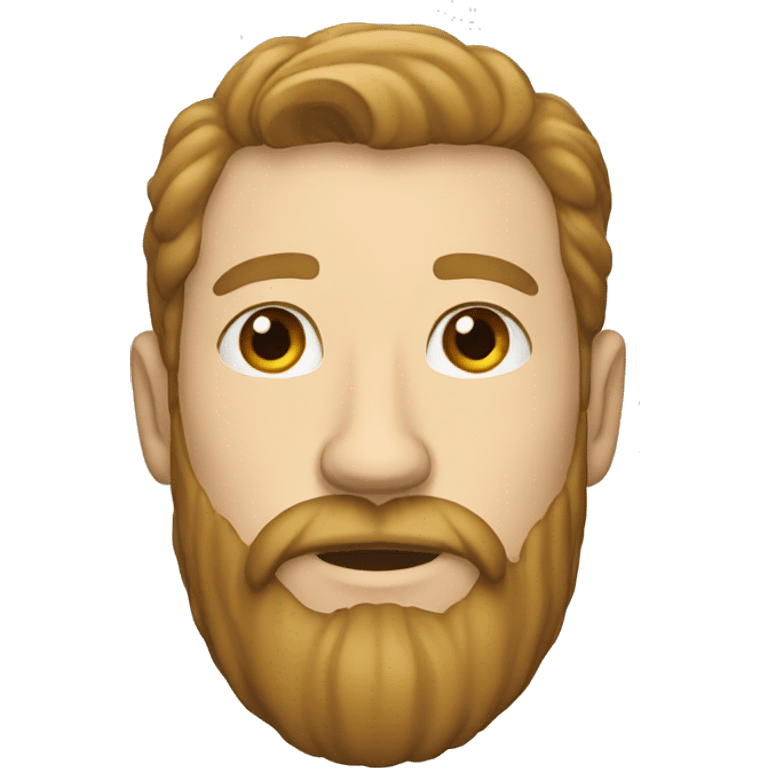 A white guy with beard  emoji