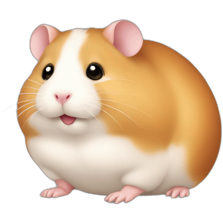 Fatty round hamster emoji