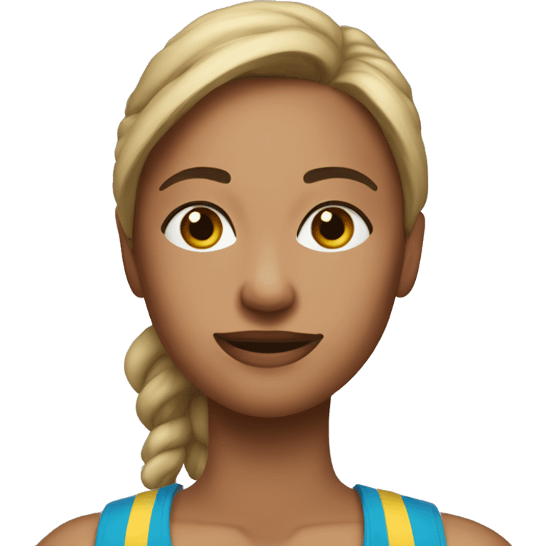 My wife in gym outfit  emoji