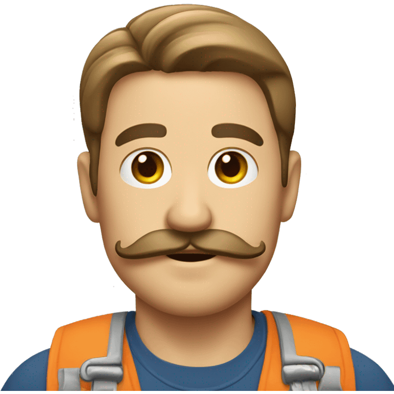 repairman with mustache emoji