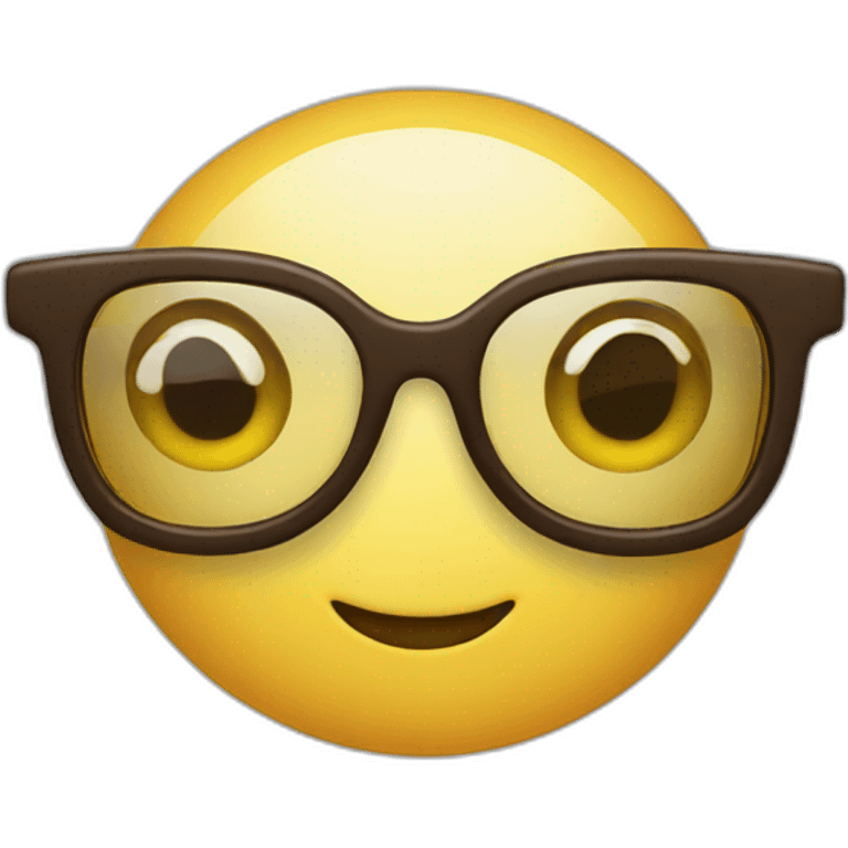 Floating Glasses emoji