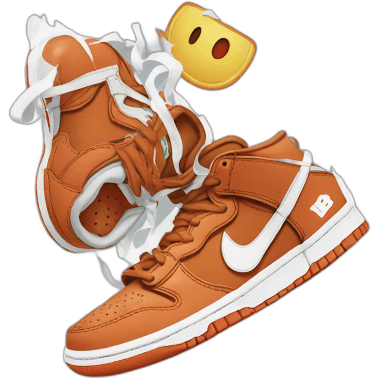 sb dunk off white emoji