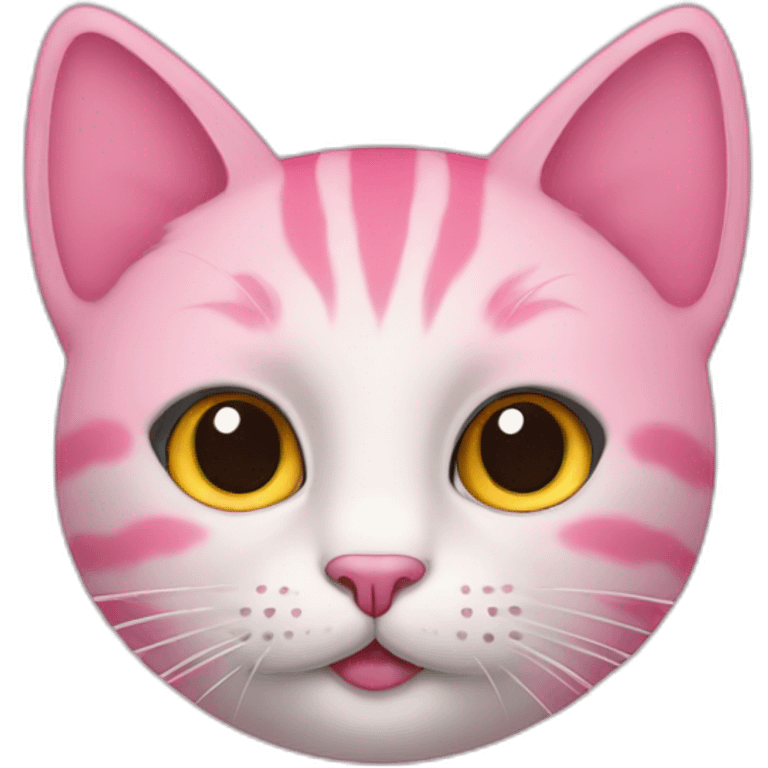 cat pink emoji