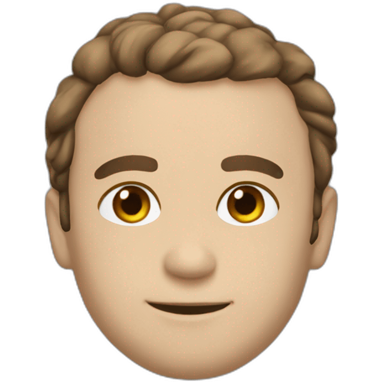 Macron with kipa emoji