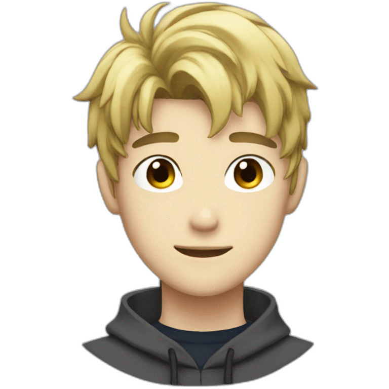 Anime man emoji